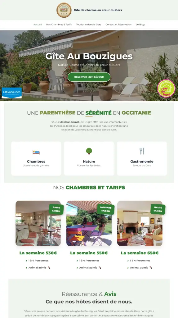 Boutique Ecommerce Gite